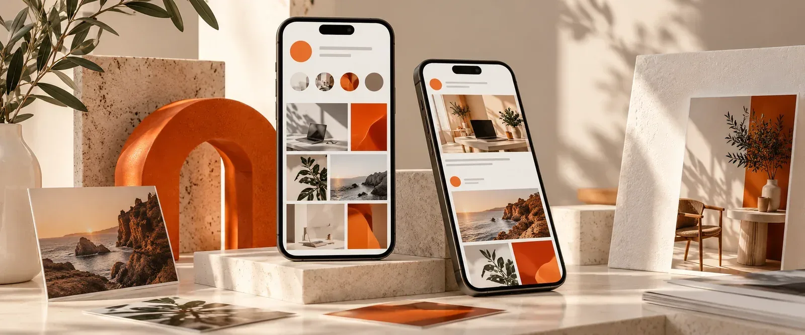 Social media marketing: werkplek met campagneontwerpen